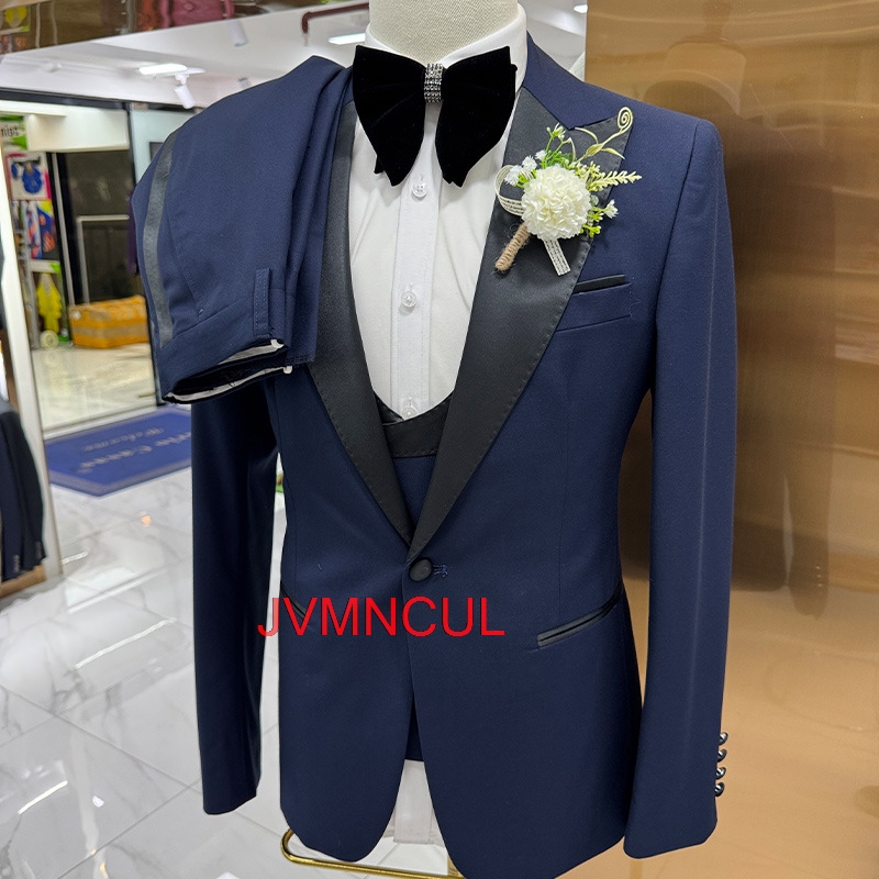Men Formal Party Wear Outfit - Herren 3-Teiliger Anzug Slim Fit Hochzeit