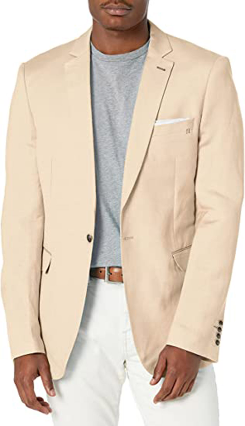 Men Formal Party Wear Outfit - Maßgeschneiderte Khaki-Blazer-Herrenanzüge, Sets, Kerbe-Revers, Hochzeits-Outfits, Business-Party-Kleidung,