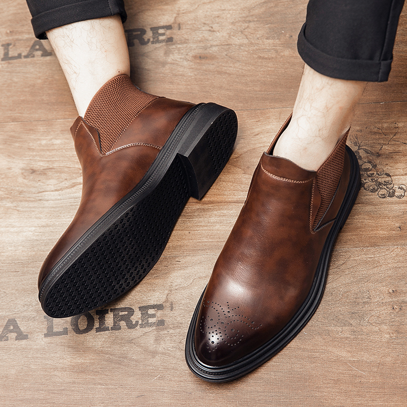 Men Formal Wear Top - High-Top-Lederschuhe sind vielseitig einsetzbar für Herren,
