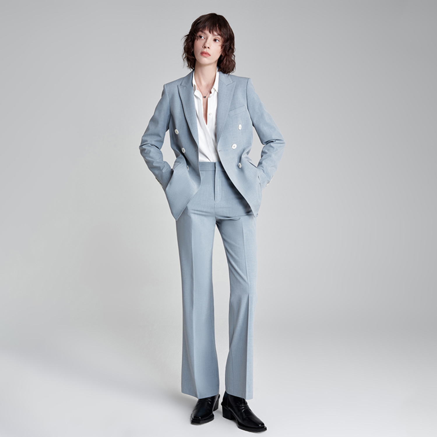 Allingentle Damen-Hosenanzug,  – Double Breasted Blazer Bewertung und Preis
