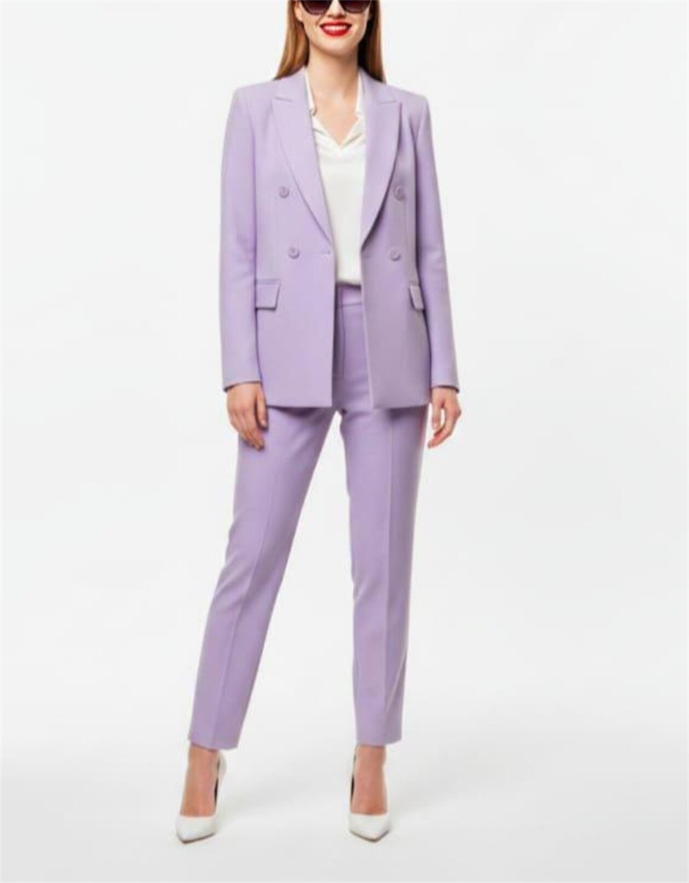 Moderne Damenanzüge 2-teilig L – Double Breasted Blazer Bewertung und Preis