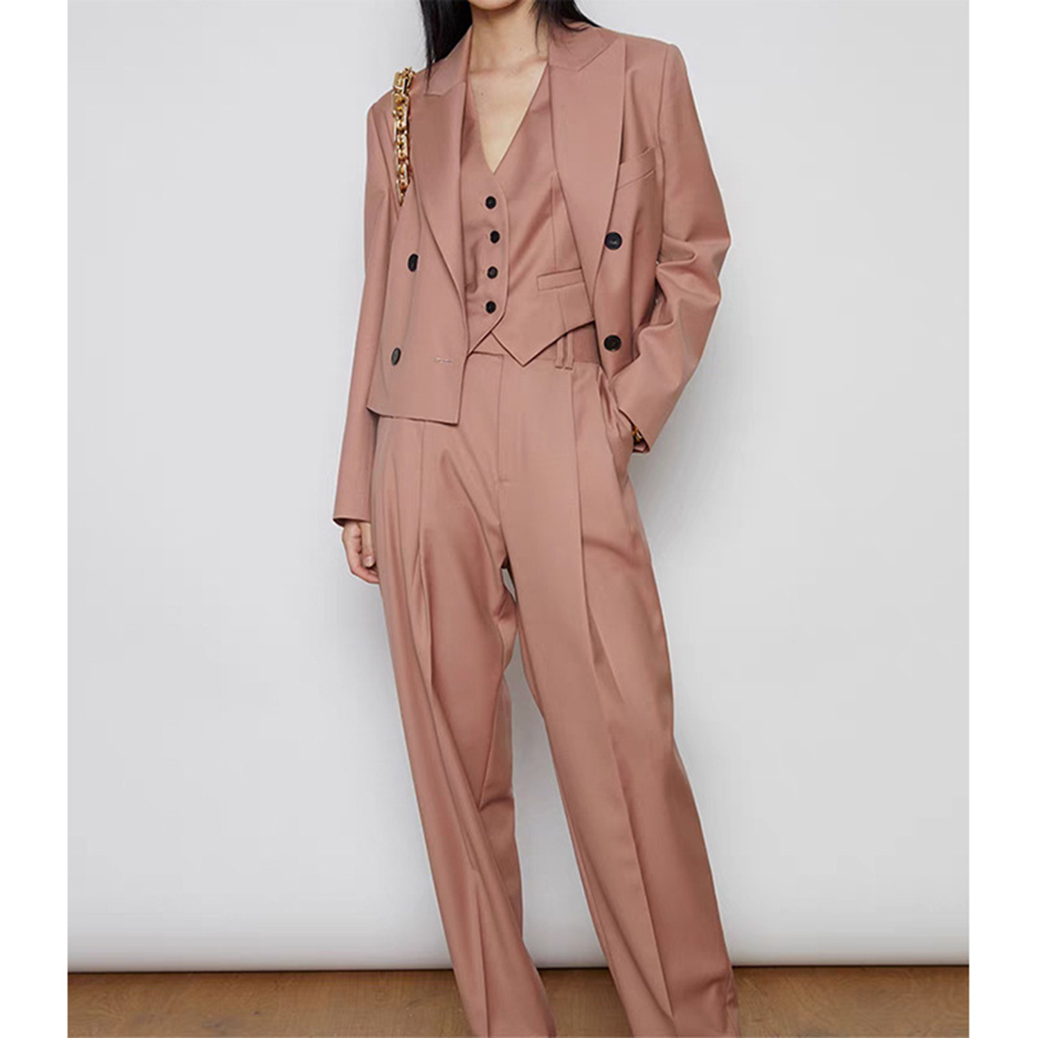 Allingentle Damen-Hosenanzug 3 – Double Breasted Blazer Bewertung und Preis
