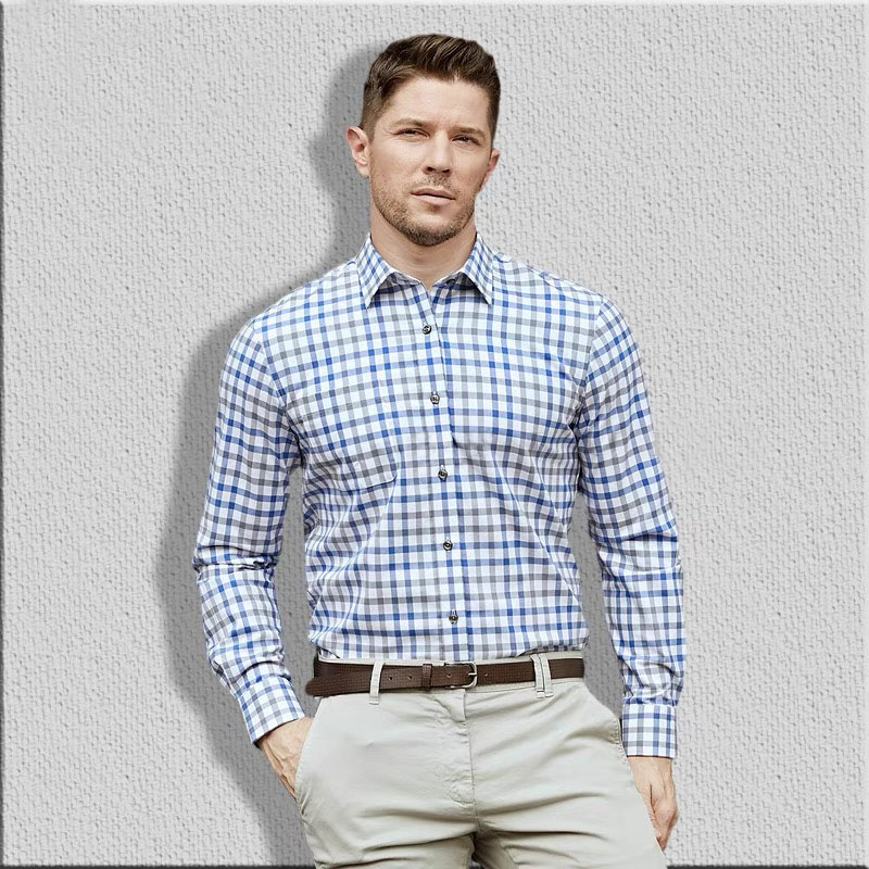 Herren Langarmhemd aus reiner  – Men Formal Wear Top Bewertung und Preis
