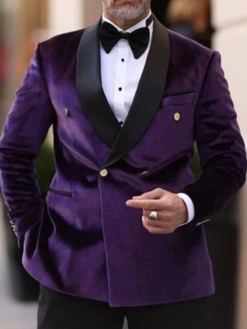 XS-6XL Samt-Hochzeitsanzüge fü – Men Formal Wear Top Bewertung und Preis
