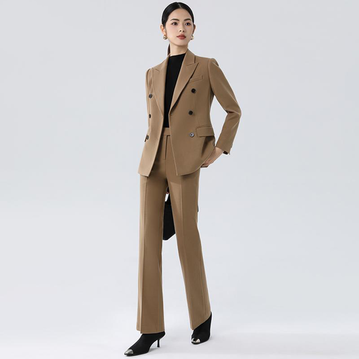 Allingentle Lila Damenanzug Sl – Double Breasted Blazer Bewertung und Preis