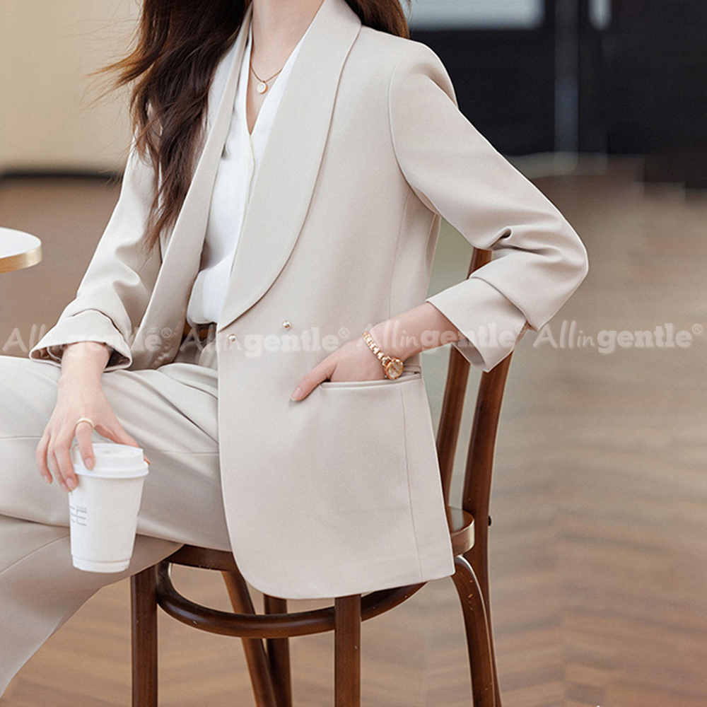 Damen-Büroanzug, 2-teiliges Se – Double Breasted Blazer Bewertung und Preis