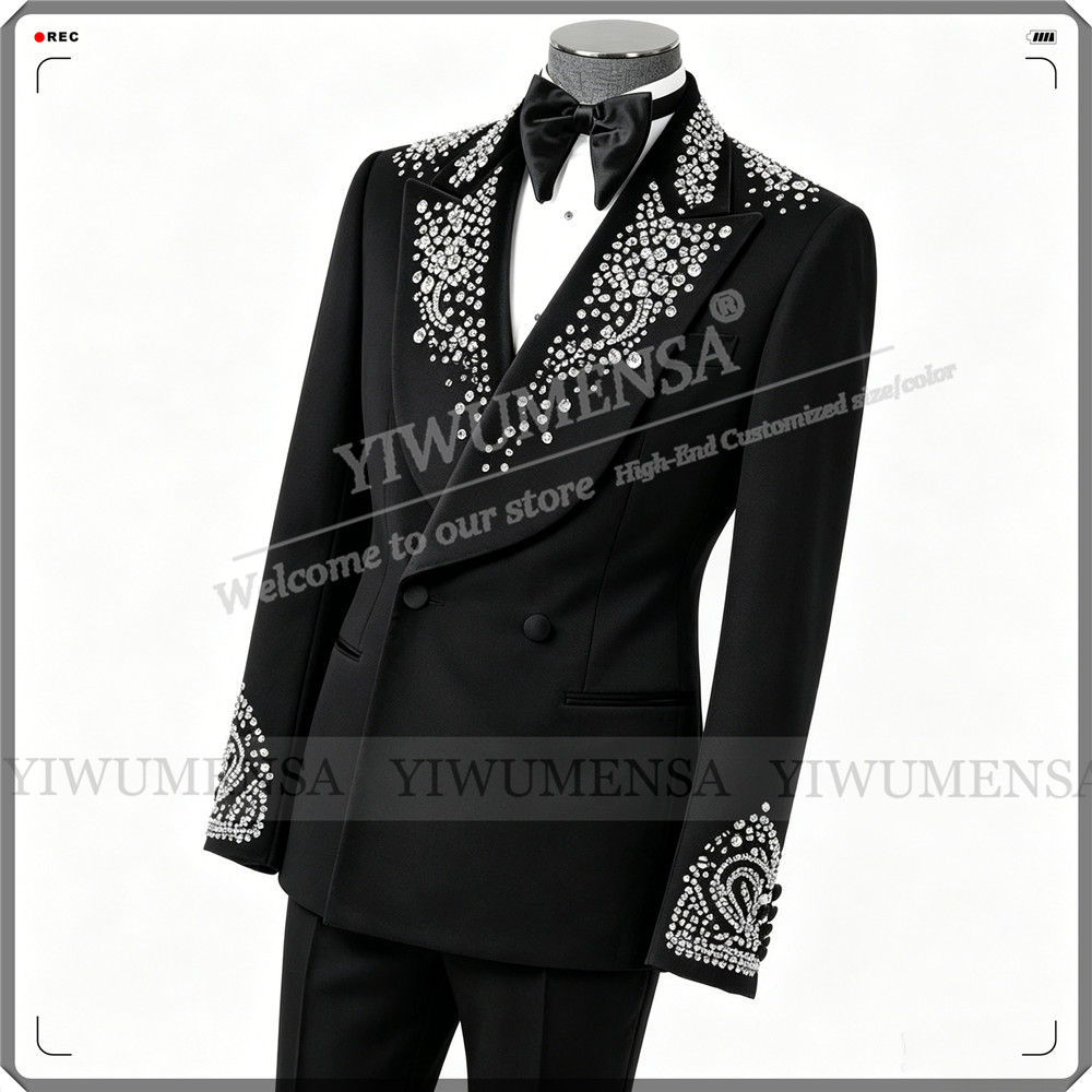 Luxuriöser Hochzeitsanzug für  – Men Formal Party Wear Outfit Bewertung und Preis