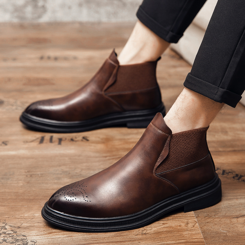 High-Top-Lederschuhe sind viel – Men Formal Wear Top Bewertung und Preis